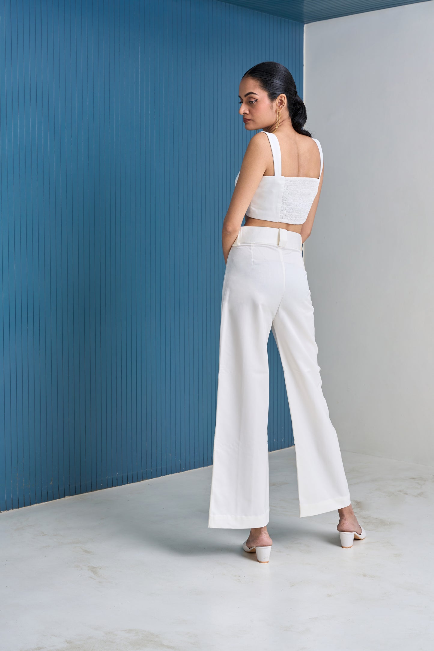 White Box Pleat Trouser